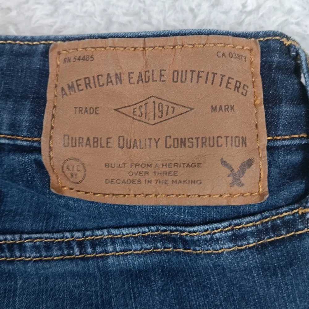 American Eagle Slim Straight Extreme Flex Men‎ 28x28 Blue Dark Wash Jeans